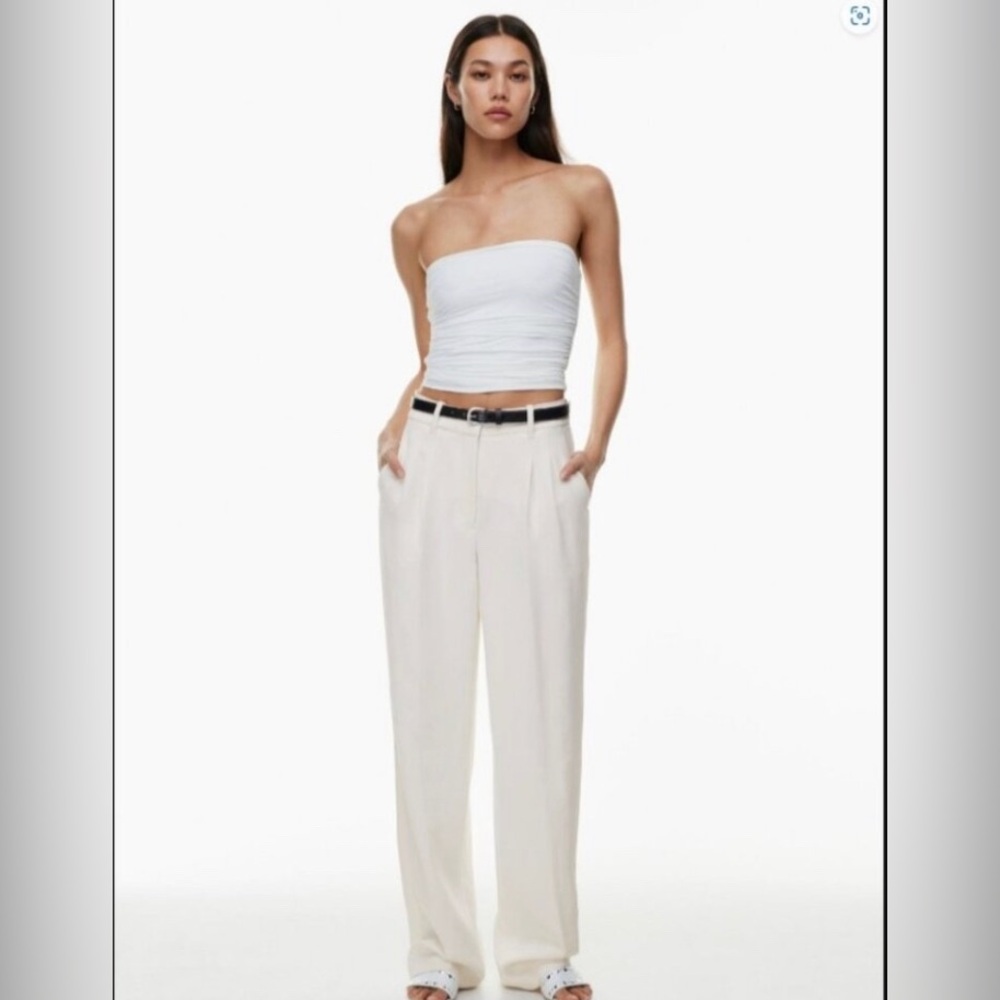 Aritzia Wilfred Effortless Wide Leg Formal Casual Wedding guest Elegant Sz 2, 8